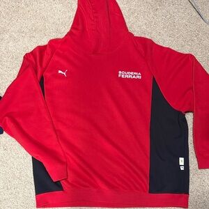 Ferrari Red and Black Hoodie